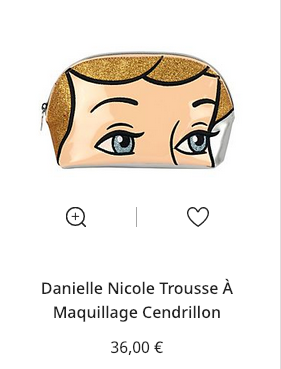 Trousse Cendrillon vendue sur le DisneyShop